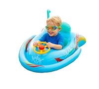 Junior Aquatic Float - Blowup Rowboat Dinghy, Kids Splashing Recliner,Sea Waves Bedboat | Backyard Watercraft Equipment, Children Summertime Seaside Holiday Paddling Sports Carnival Breeze Toy Se