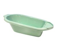 Junior Joy Bañera para bebé con enchufe, portátil, ligera y de apoyo para recién nacidos, fácil drenaje, fácil de limpiar e ideal para uso diario (menta)
