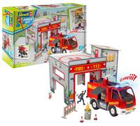 Junior Kit Playset Fire Camión & Fire Station 1:20 Plástico Modelo Kit Revell