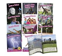 Junior Learning Lectores decodificables, consonantes de familias sonoras, fase 5.5, aprender a leer, textos fáciles de decodificar, con 12 libros, para mayores de 5 años, grado K