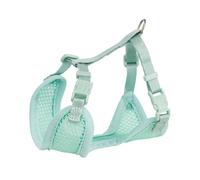 Arnés suave para cachorros junior con correa 26-34 cm/10 mm gris claro