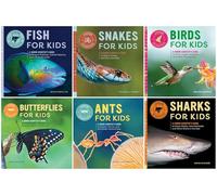 Junior Scientists Series 6-Book Bundle Set - Fish, Birds, Sharks, and Insects Educational Nature Books for Kids