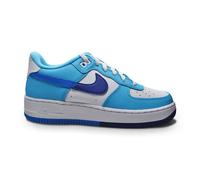 Juniors Nike Air Force 1 Lv8 2 Unc Split (Gs) Dz2660 100 "Blanco Foto Azul"