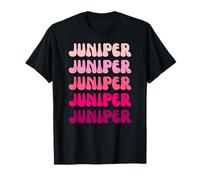 Juniper First Name Minimalist Design Camiseta