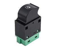 JUNIPI Botón Control Interruptor De Ventanilla Eléctrica para Iveco 504266993 504266994, Botón Pulsador Elevalunas, Interruptor ON-OFF, Negro