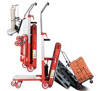 JUNIPI Sube-Escaleras EléCtrico - Carretilla Saco, con EmpuñAdura TelescóPica, Subir/Bajar Escaleras (80 Pisos), Capacidad De Carga 300 Kg (24 V 26 Ah), Carretilla EléCtrica Saco,Red