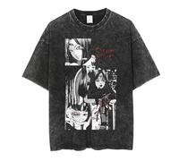 Junji Ito Colección Camiseta Anime Tomie Manga Corta Unisex Impreso Casual Top Calle Tendencia Retro Camiseta Anime Fan Ropa...