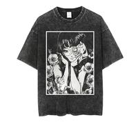 Junji Ito Colección Camiseta Anime Tomie Manga Corta Unisex Impreso Casual Top Calle Tendencia Retro Camiseta Anime Fan Ropa...