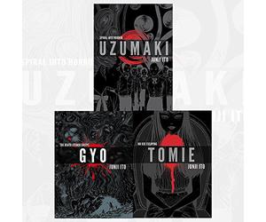 Junji Ito Collection 3 Books Bundles (UZUMAKI 3-IN-1 DLX ED HC,GYO 2IN1 DLX ED HC,Tomie Complete Deluxe Edition)
