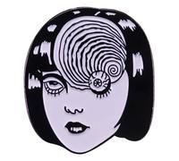 Junji Ito Film Esmalte Pin Pin para ropa, mochila, insignia, Klein, Metal no precioso