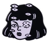 Junji Ito Film Esmalte Pin Pin para ropa, mochila, insignia, Klein, Metal no precioso