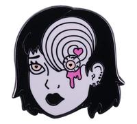 Junji Ito Film Esmalte Pin Pin para ropa, mochila, insignia, Klein, Metal no precioso