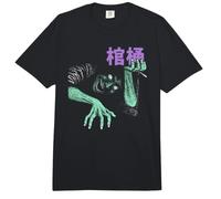 Junji Ito Maniac Creepy Ghoul Peeking Through Kanji Anime Comfort Colors Adult Heavyweight T-Shirt