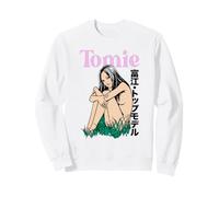 Junji Ito Maniac Tomie in Grass with Kanji Manga Anime Girl Sudadera