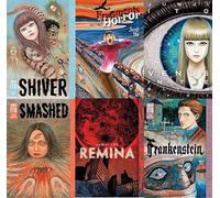 Junji Ito Serie 3: Colección de tapa dura de lujo de 6 libros (Frankenstein: Junji Ito Story, Venus Blind Spot, Fragments of Horror, Shiver, Remina, Smashed)