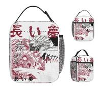 Junji Ito Un Largo sueño Bolsa de Almuerzo para niñas Bolsa de Almuerzo para niñas Divertida Bolsa de Oficina Nevera portátil Oxford Bolsas térmicas de Almuerzo