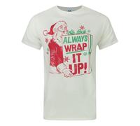 Junk Food Camiseta Papá Noel Always Wrap It Up Hombres (NS5523)