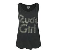 Junk Food Camiseta sin Mangas Rude Girl para Mujer (NS5930)