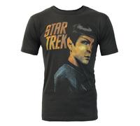 Junk Food Camiseta Star Trek Portrait Spock Hombres (NS5575)