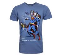 Junk Food Camiseta Superman Superman Is Now Single Hombres (NS6380)