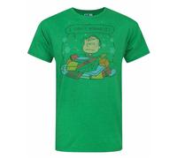 Junk Food Clothing Charlie Brown Hombres Pequeño Camiseta de manga corta