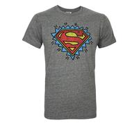 Junk Food Clothing Superman Logo Hombres Pequeño Camiseta de manga corta