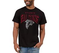 Junk Food Clothing x NFL - Atlanta Falcons - Logotipo Llamativo - Camiseta Unisex para Adultos - Talla M, Atlanta Falcons - Negro, M