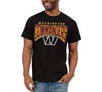 Junk Food Clothing x NFL - Camiseta Unisex con Logotipo de Washington Commanders Bold para Adultos