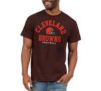 Junk Food Clothing x NFL - Cleveland Browns - Classic Team Logo - Unisex Adult Short Sleeve Fan T-Shirt for Men and Women - Size X-Large