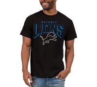 Junk Food Clothing x NFL - Detroit Lions - Bold Logo - Unisex Adult Short Sleeve Fan T-Shirt for Men and Women - Size 3X-Large