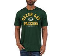 Junk Food Clothing x NFL - Green Bay Packers - Classic Team Logo - Unisex Adult Short Sleeve Fan T-Shirt for Men and Women - Size Medium