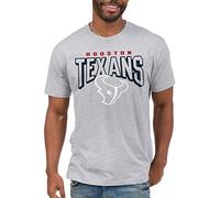 Junk Food Clothing x NFL - Houston Texans - Logotipo audaz - Camisa de Manga Corta para Hombre y Mujer, Talla XL
