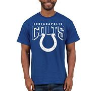 Junk Food Clothing x NFL - Indianapolis Colts - Camiseta Unisex con Logotipo audaz para Adultos