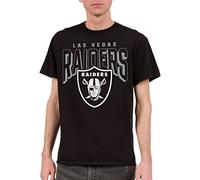 Junk Food Clothing x NFL - Las Vegas Raiders - Bold Logo - Unisex Adult Short Sleeve Fan T-Shirt for Men and Women - Size Medium