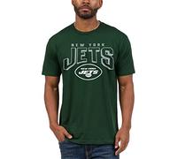 Junk Food Clothing x NFL - New York Jets - Camiseta Unisex con Logotipo audaz para Adultos