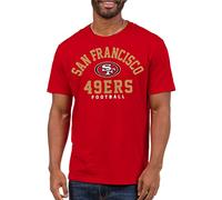 Junk Food Clothing x NFL - San Francisco 49ers - Classic Team Logo - Unisex Adult Short Sleeve Fan T-Shirt for Men and Women - Size 3X-Large
