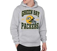 Junk Food Clothing x NFL - Team Helmet - Pro Football - Sudadera de Forro Polar con Capucha para Adultos para Hombres y Mujeres, Color Gris