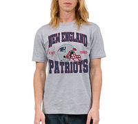 Junk Food New England Patriots - Camiseta para fanáticos del Equipo, New England Patriots - Gris Jaspeado, XXL