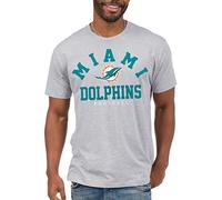 Junk Food NFL Classic Team Logo T-Shirt Camiseta, Gris, L Unisex Adulto