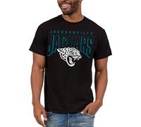 Junk Food Ropa x NFL - Jacksonville Jaguars - Camiseta Unisex con Logotipo audaz para Adultos