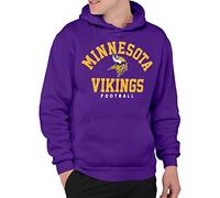 Junk Food Sudadera Unisex con Capucha y Logotipo del Equipo clásico de la NFL (Paquete de 1)
