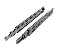 JUNKER 1 par (2 piezas) Guía de Cajón Extracción total KV1-25-H35-L550-NF Alto 35 / L 550 mm / 25 kg Capacidad de Carga