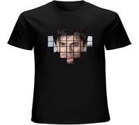 JUNKOU Enrique Iglesias T-Shirt Mens Unisex Tees Black XXL