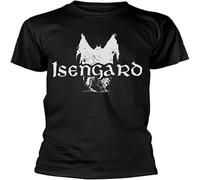 JUNKOU Isengard Cult Metal T-Shirt Metal Band Casual Graphic Short Sleeve Tops Black S