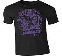 JUNKOU Lord of This World T-Shirt Mens Casual Graphic Tops Black 3XL