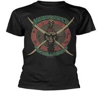JUNKOU Magnet 'Spine of God' T Shirt Mens Casual Graphic Tops Black L
