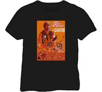 JUNKOU Men's Lone Wolf Mcquade Chuck Norris Martial Arts T Shirt Black L