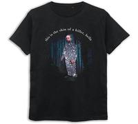 JUNKOU Men's Robert Pattinson This is The Skin of a Killer Funny T-Shirt Twilight Shirts Black S