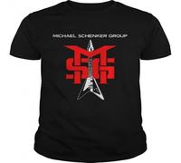 JUNKOU Michael Schenker Group Msg Jazz Men Tshirt Black XXL