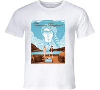 JUNKOU Moonrise Kingdom WES Anderson Movie Poster Penzance T Shirt Mens White 3XL